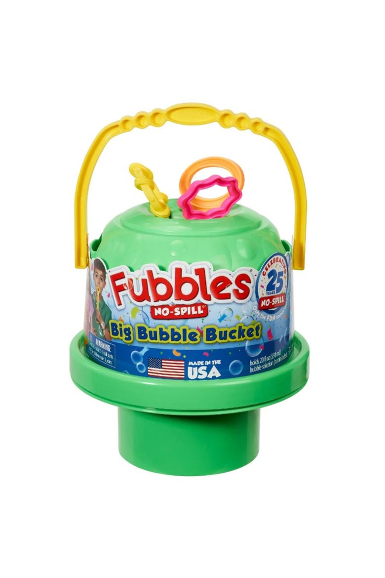 Fubbles No Spill Big Bubble Bucket, Main, color, Multicolored