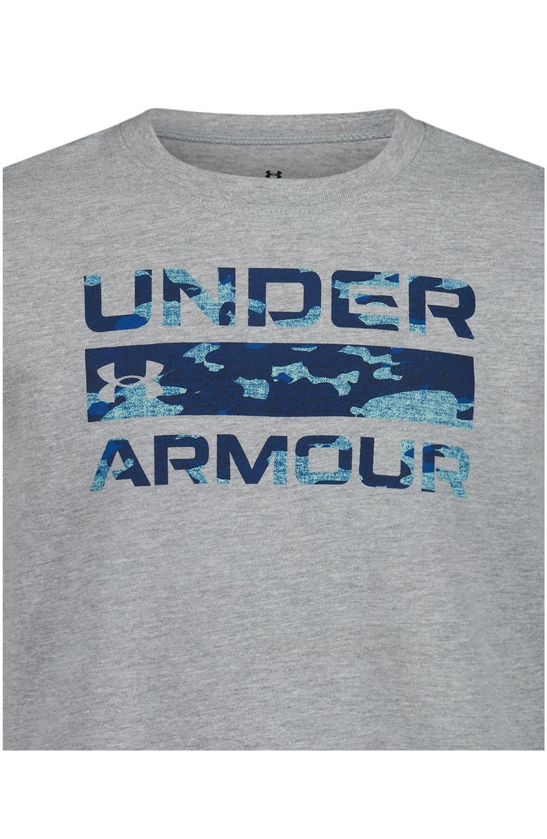Under Armour Kids' Stacked Logo Graphic T-Shirt, Alternate, color, Mod Gray