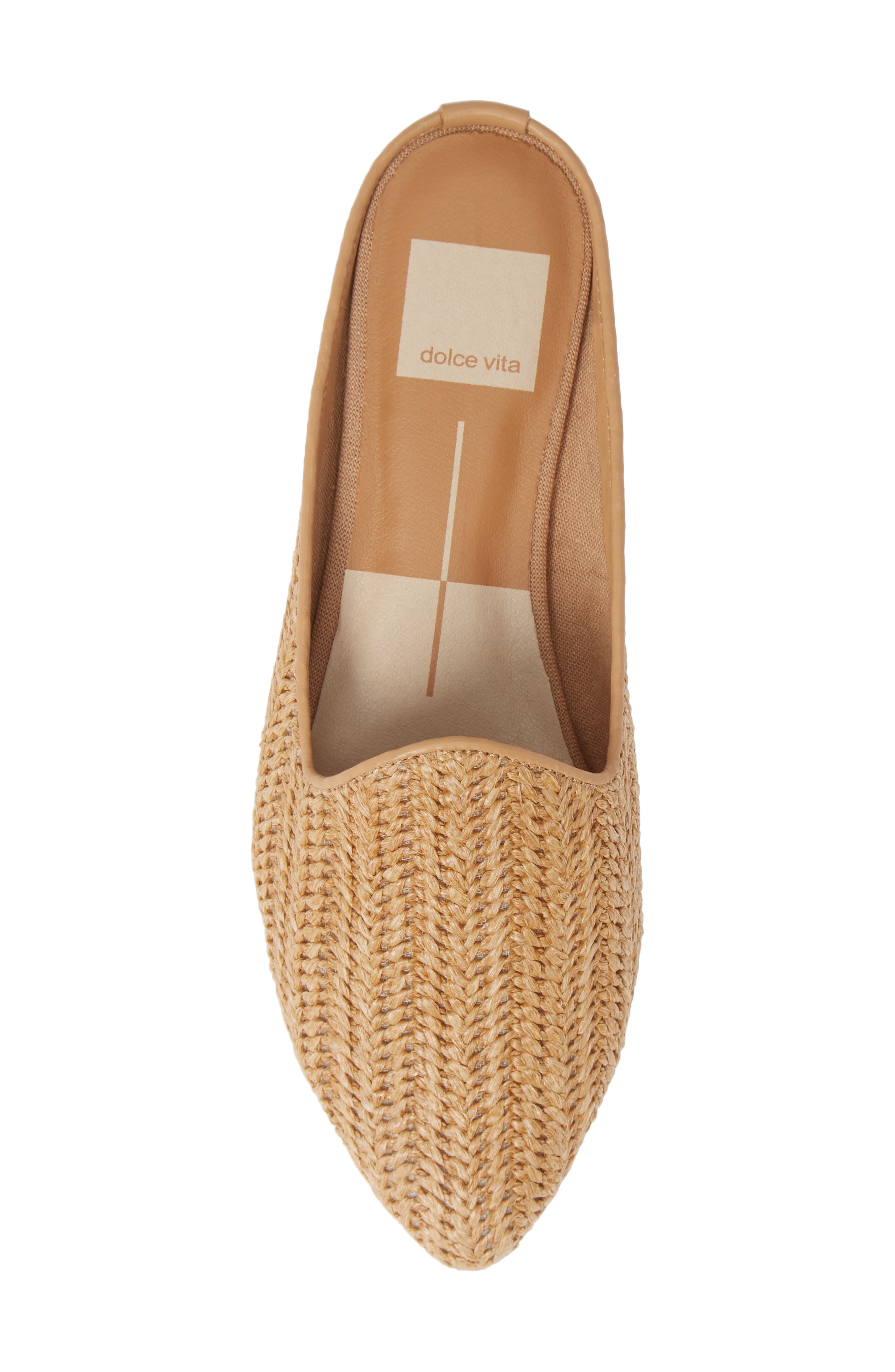 Grant Woven Flat Mule, Alternate, color, NATURAL RAFFIA