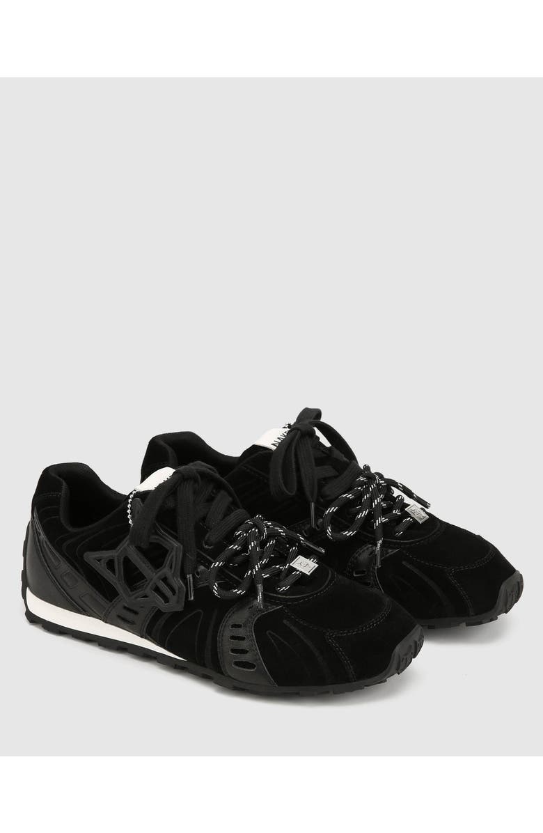 Naked Wolfe Lapse Black Suede, Alternate, color, Black