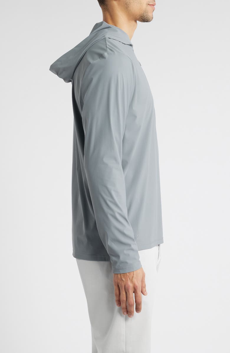 johnnie-O Maxwell Hooded Long Sleeve T-Shirt, Alternate, color, Thunder