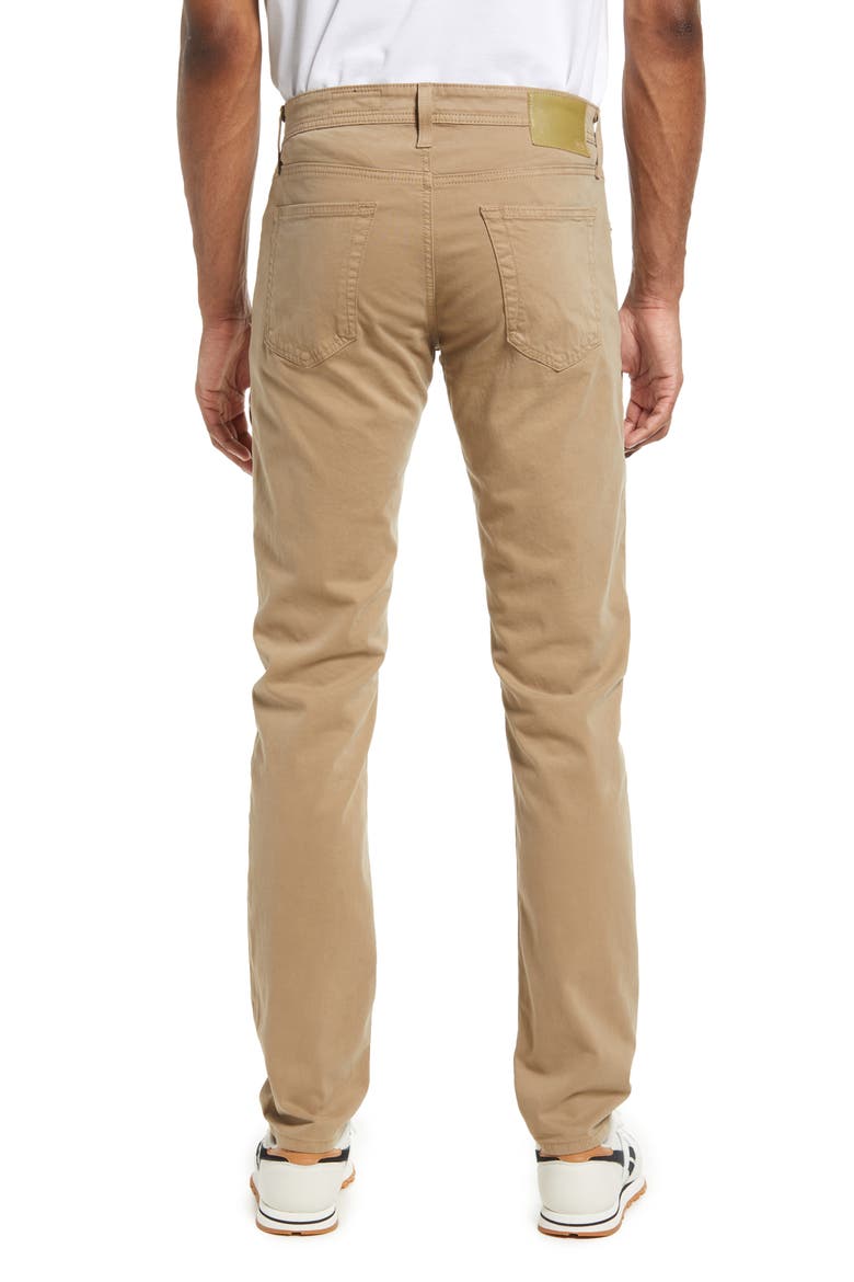 Tellis Slim Fit Sateen Pants (Nordstrom Exclusive), Alternate, color, BEECHWOOD