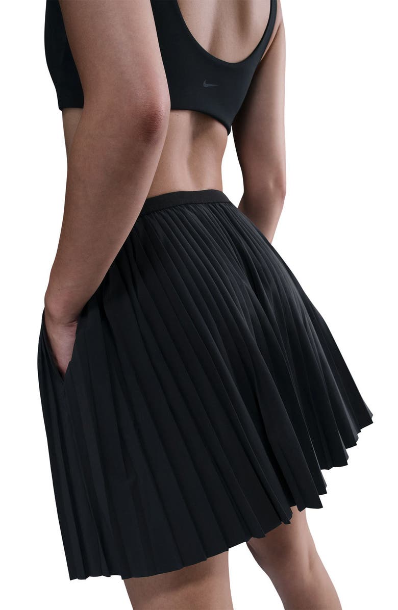Nike Sportswear Pleated Miniskirt, Alternate, color, 010 Black/ Sail