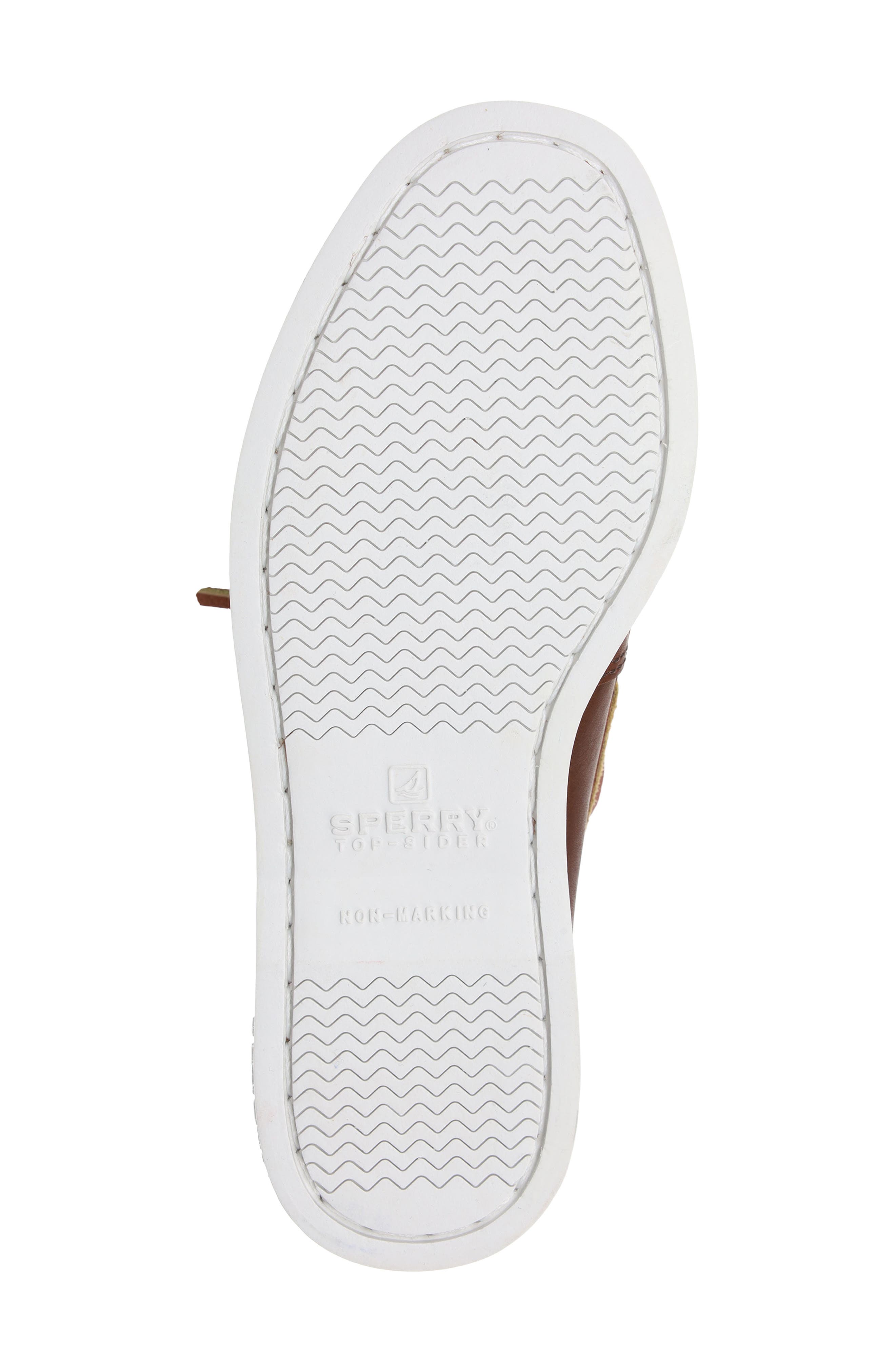 Sperry Kids' Authentic Original<sup>™</sup> 2-Eye Leather Boat Shoe, Alternate, color, Brown