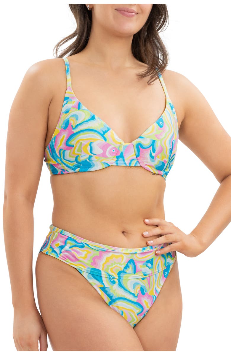 Kenny Flowers The St. Lucia - Banded Sporty Bottom, Alternate, color, Multi