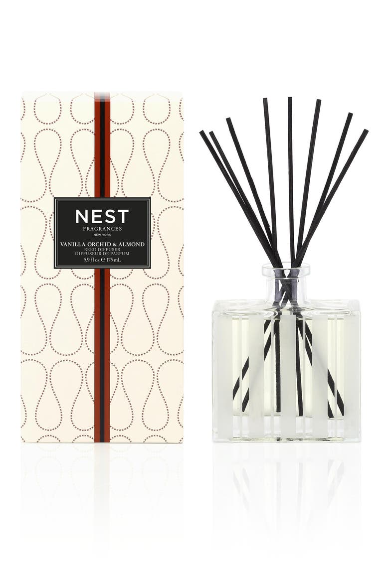 NEST Fragrances Vanilla Orchid & Almond Reed Diffuser, Alternate, color, NO COLOR