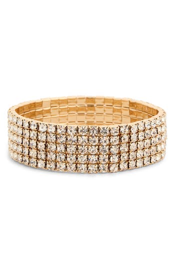 Nordstrom Rack Crystal Pavé Stretch Bracelet