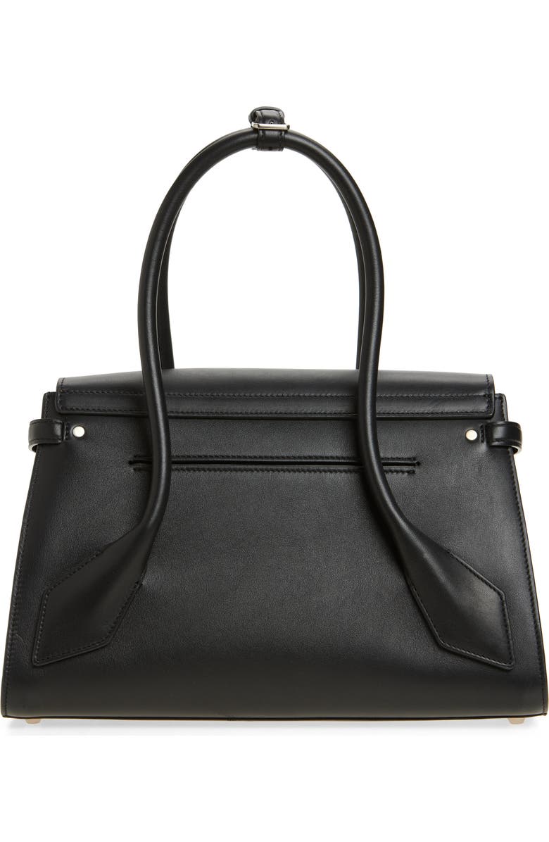 Proenza Schouler Small Tate Leather Tote, Alternate, color, Black