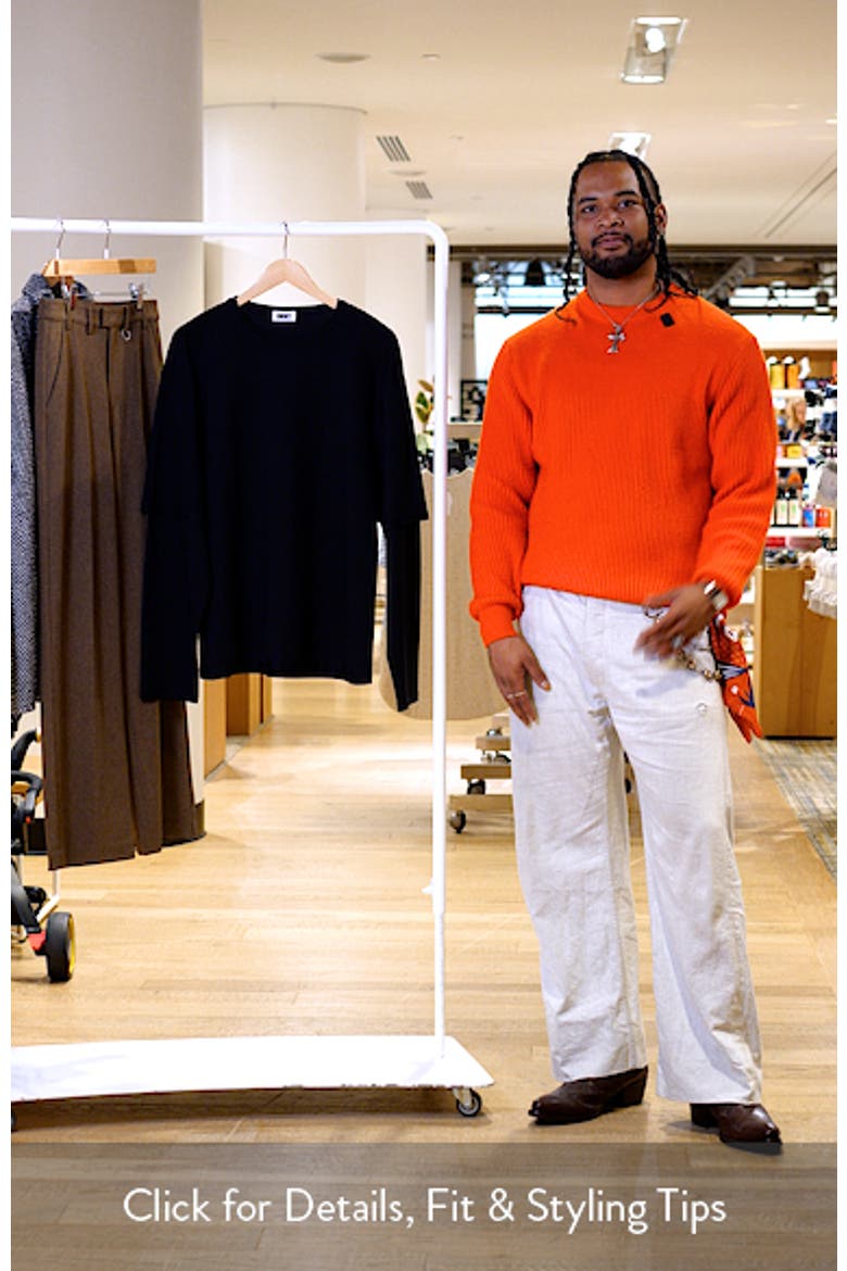 Double Layer Long Sleeve Stretch Cotton T-Shirt video