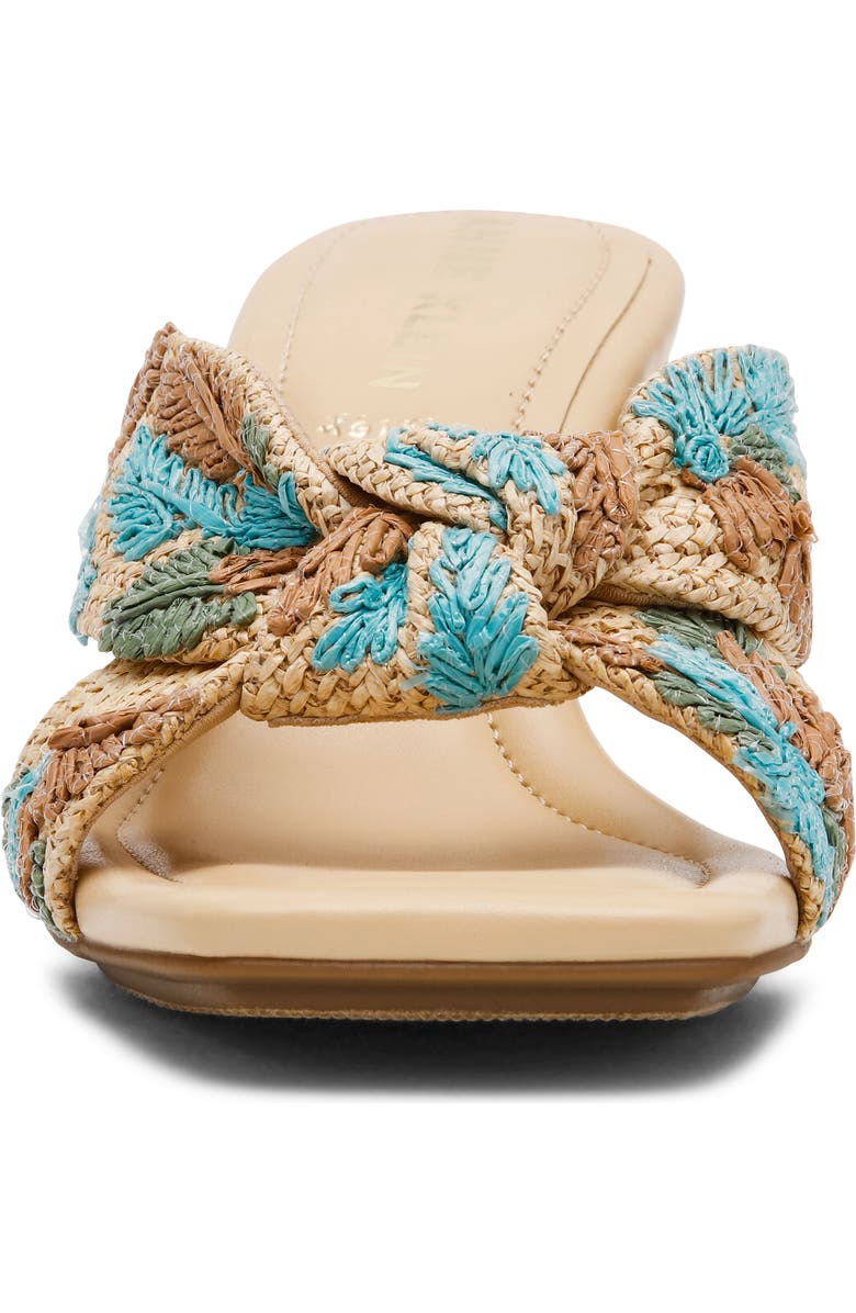 Anne Klein Jezebel Sandal, Alternate, color, Raffia Multicolor