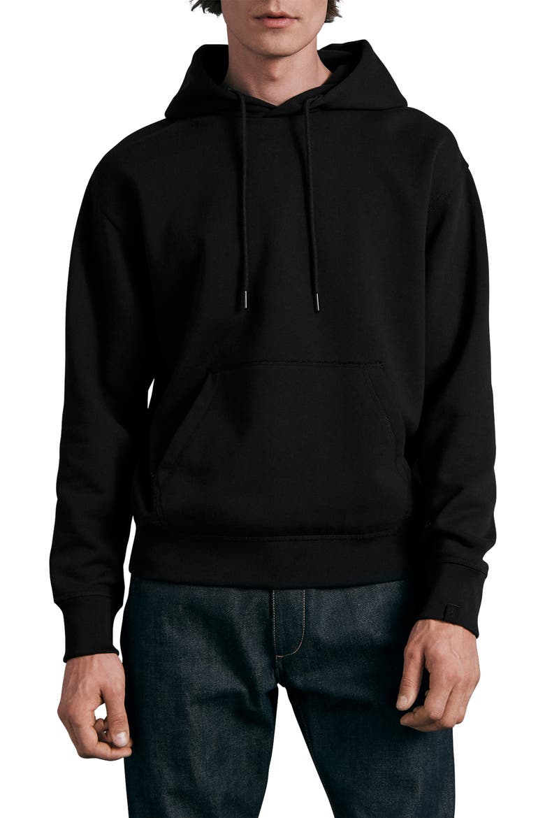 ICONS Damon Slub Hoodie, Main, color, BLACK