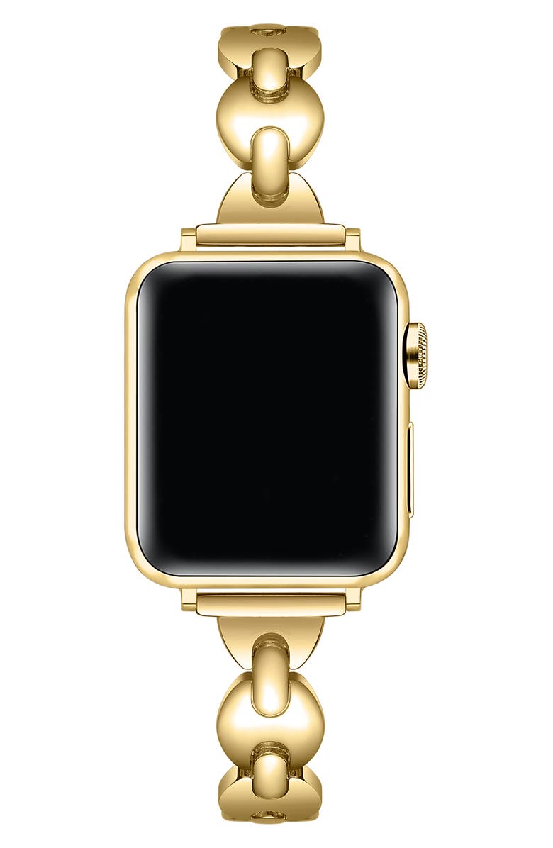 Posh Tech Sunny Apple Watch<sup>®</sup> Bracelet Watchband, Alternate, color, Gold