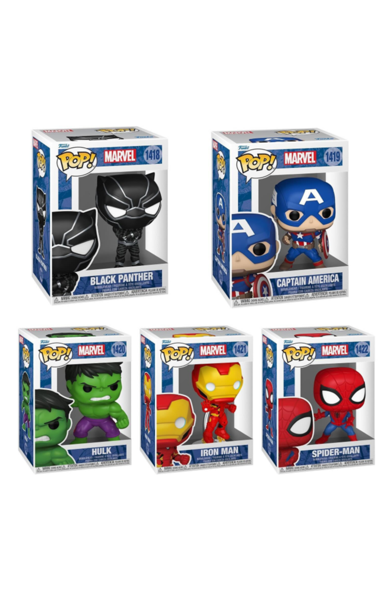 Funko Marvel New Classics Funko Pop! Complete Set, Main, color, Blue
