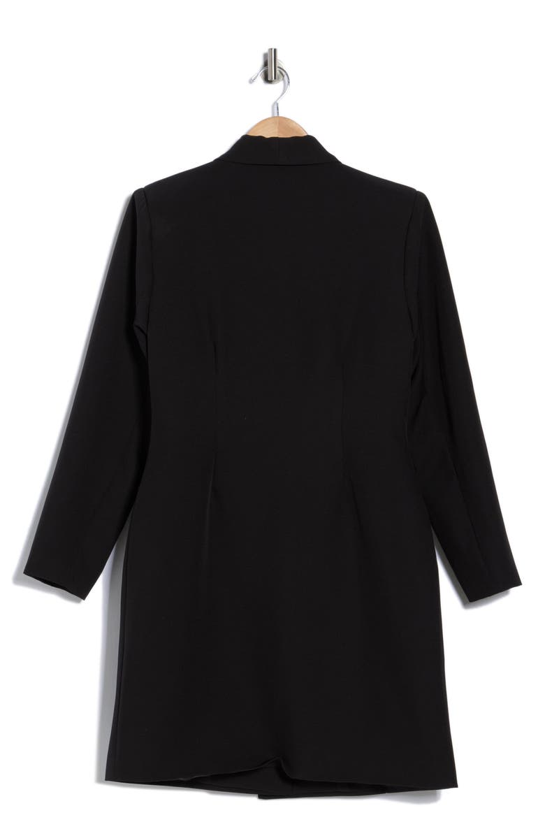 AREA STARS Evangelista Long Sleeve Blazer Dress, Alternate, color, Black