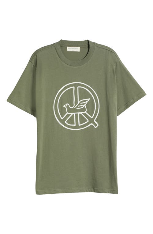 Museum Of Peace And Quiet Peaceful Dove T-shirt In Green