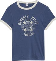 Re/Done '60 Slim Graphic Ringer T-Shirt