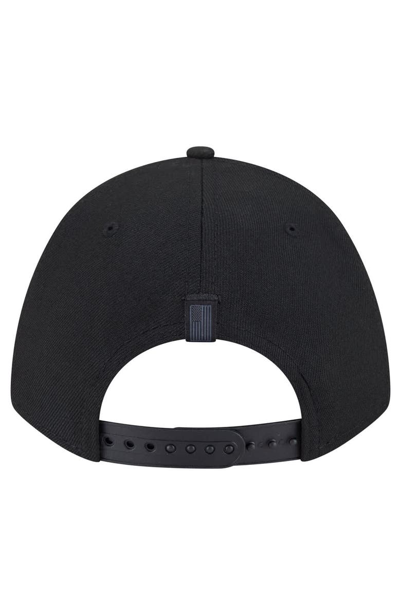 New Era Men's New Era  Black Seattle Kraken Game Day Stealth Flag 9FORTY A-Frame Adjustable Hat, Alternate, color, 