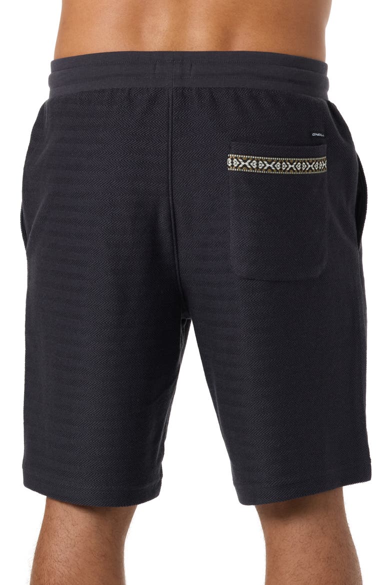Bavaro Herringbone Drawstring Shorts, Alternate, color, PHANTOM