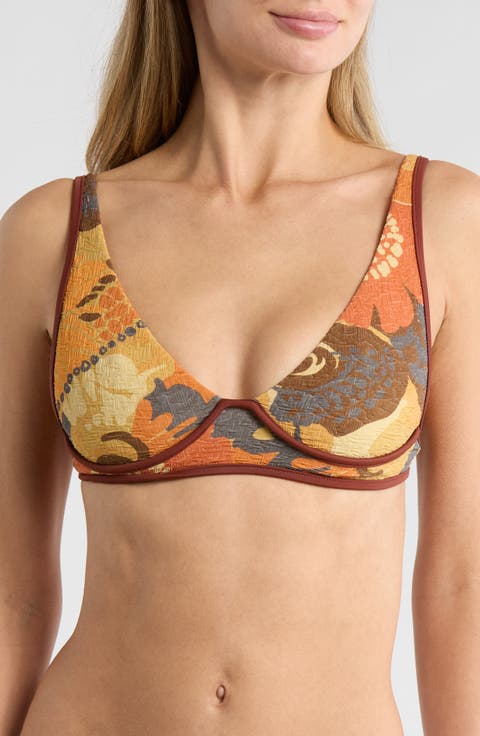 Printed Tonya Bikini Top