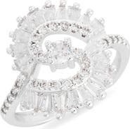 NORDSTROM RACK Mixed Cubic Zirconia Statement Ring