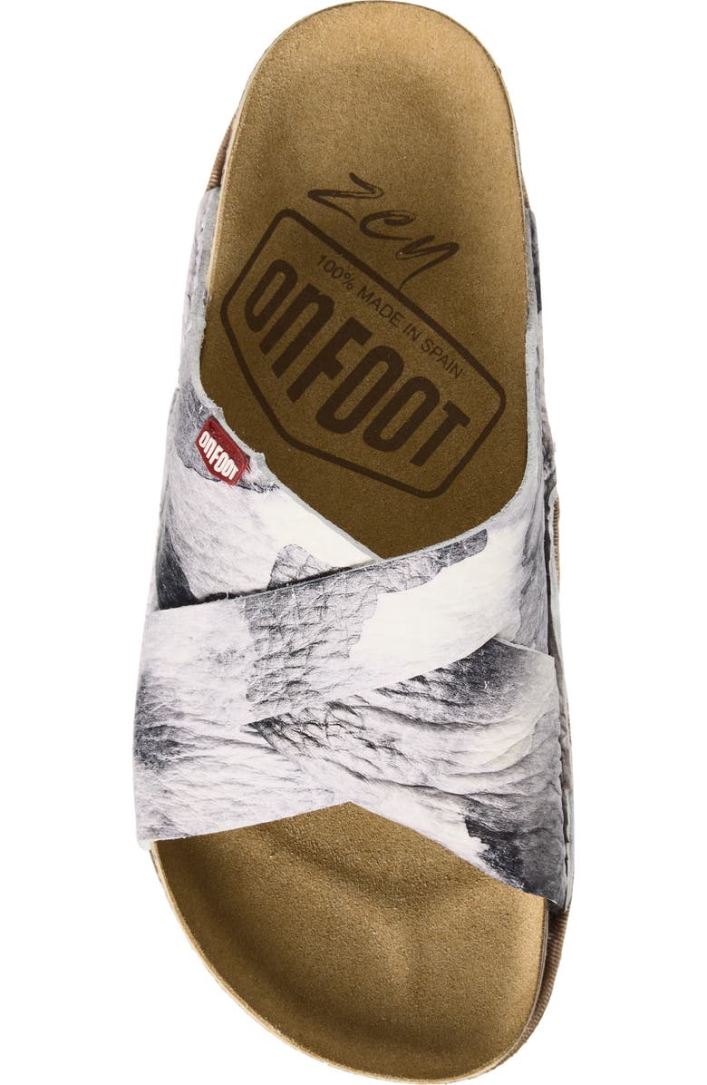 On Foot Naoshima Sandal, Alternate, color, Black Cloud