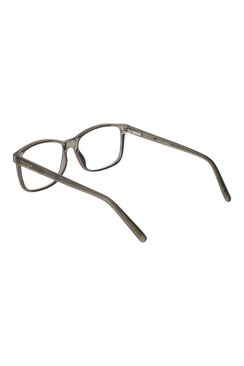 55mm Square Reading Glasses, Alternate, color, CRYSTAL GREY