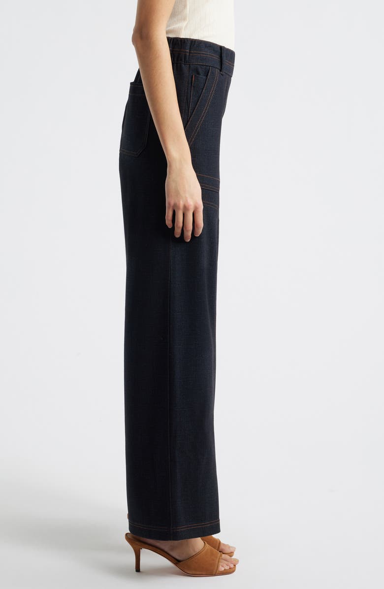 Wit & Wisdom Glider Skyrise Pull-On Wide Leg Pants, Alternate, color,