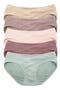 Assorted 5-Pack Under the Bump Full Coverage Maternity Briefs