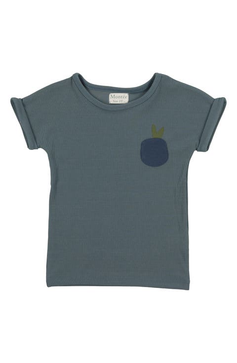 Kids
 Rib Appliqué T-Shirt (Toddler)