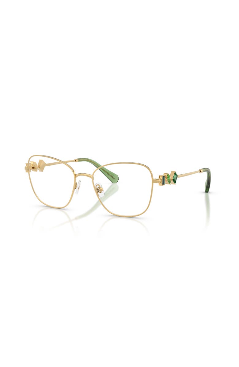 Swarovski 52mm Irregular optical glasses, Main, color, Gold