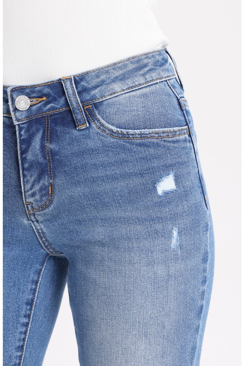 Raw Hem Low Rise Bootcut Jeans, Alternate, color, ORIGIN