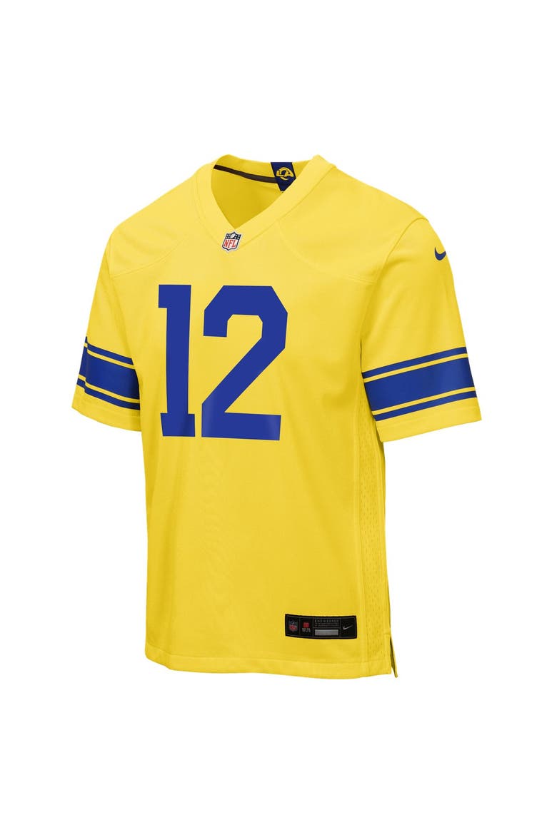 Youth Nike Puka Nacua Los Angeles Rams Classic Sol Game Jersey, Alternate, color, Gold