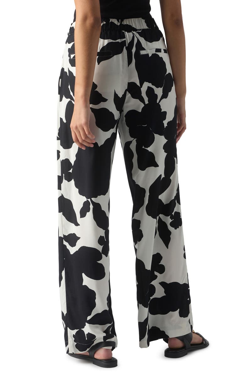 Sanctuary Print Wide Leg Pants, Alternate, color, 