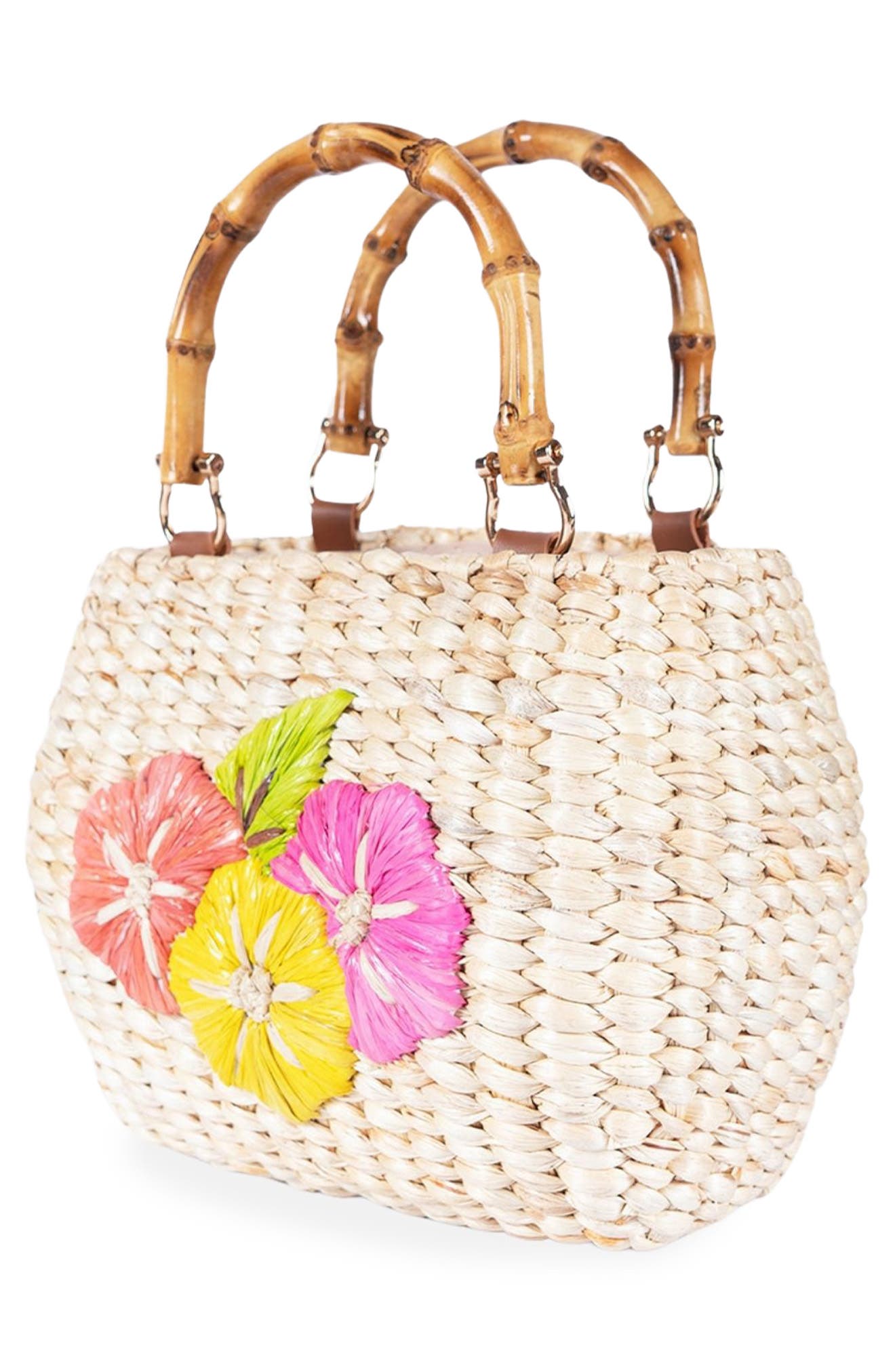 Jelavu Kaia Handwoven Rattan Handbag, Alternate, color, 