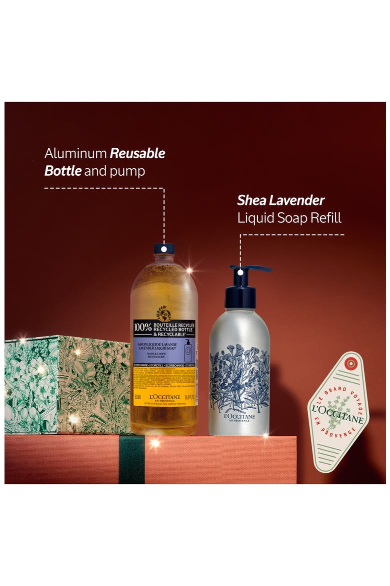 Shea Lavender Liquid Soap Refill Set, Alternate, color, NO COLOR