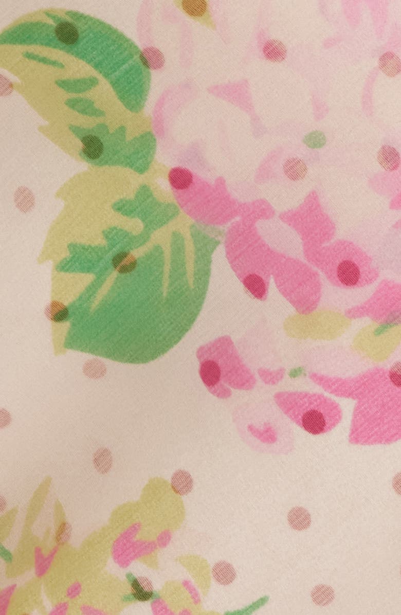 Topshop Chiffon Maxi Slipdress, Alternate, color, Pink Multi