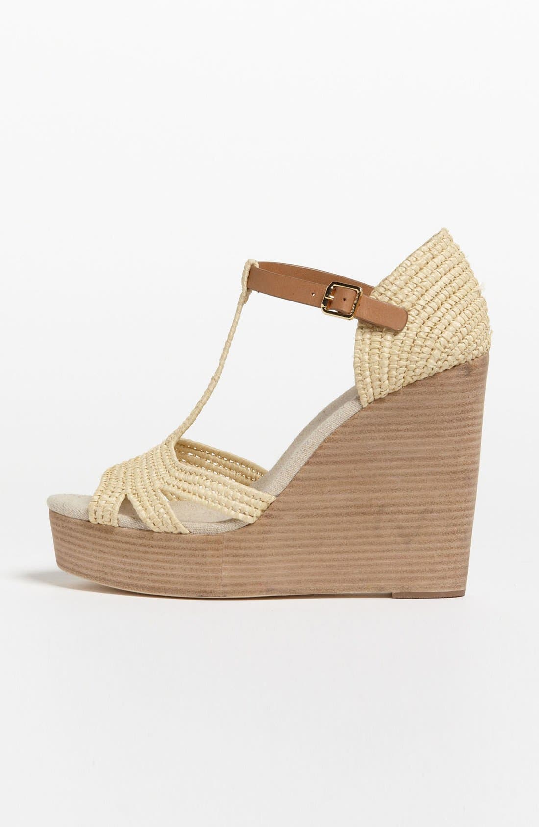 Tory Burch 'Carina' Wedge Sandal, Alternate, color, 