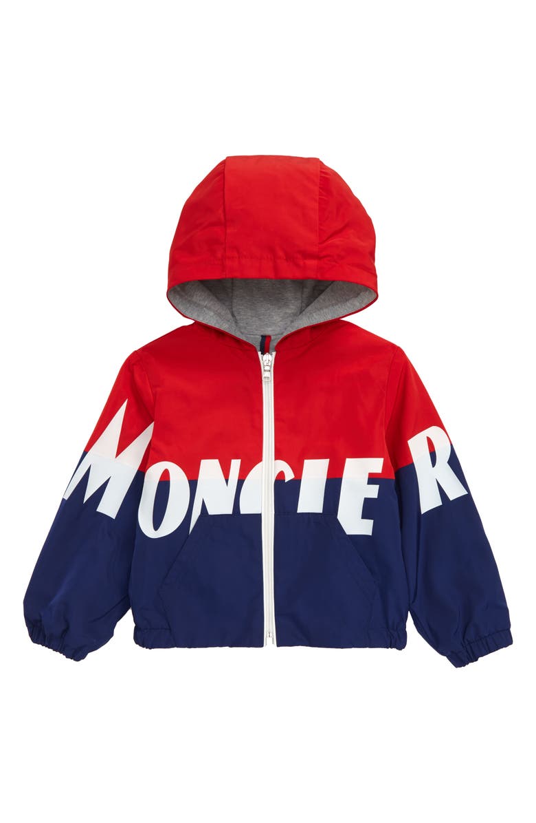 Moncler Hooded Windbreaker Jacket, Main, color, 