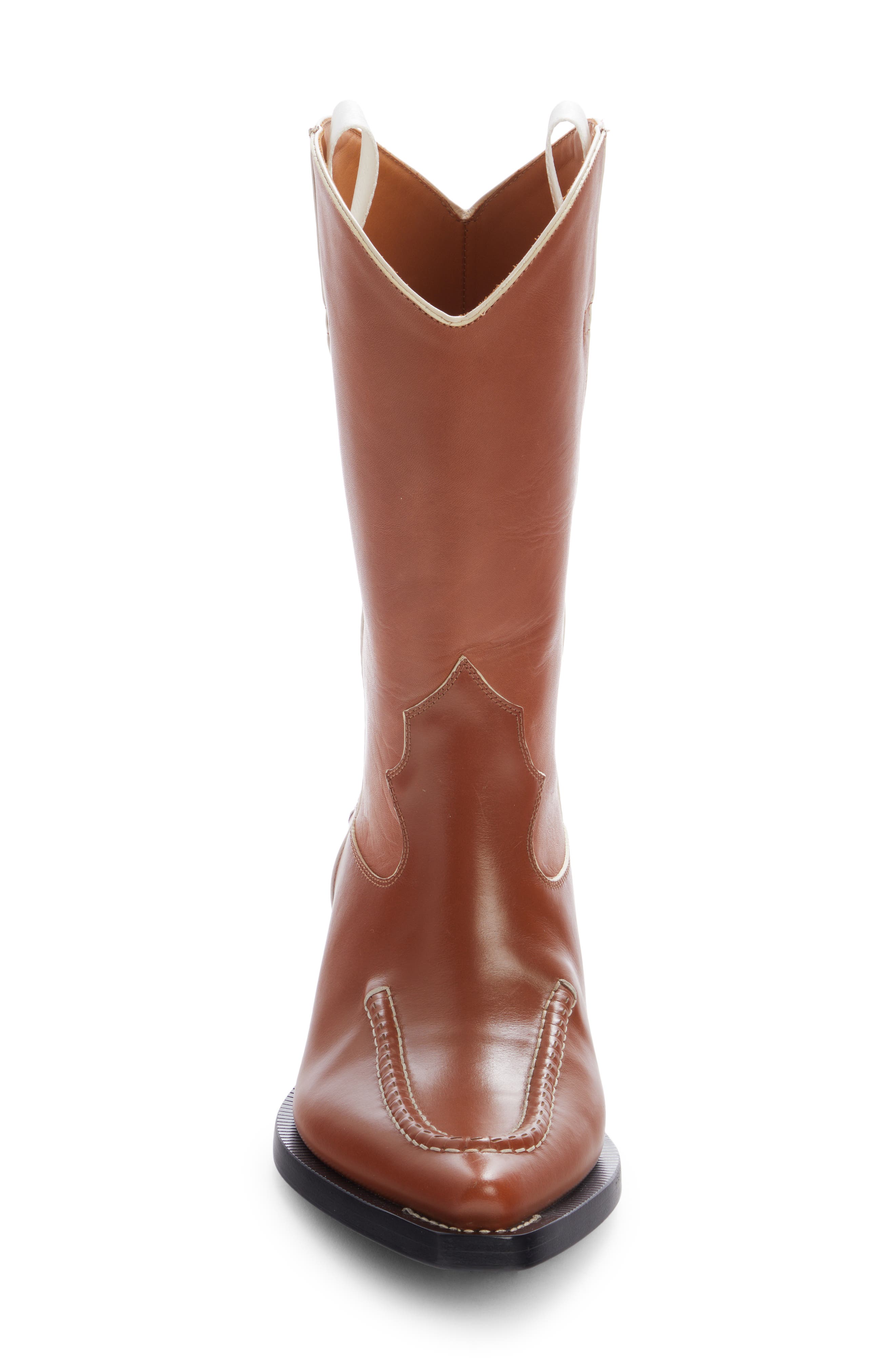 Chloé Nellie Western Boot, Alternate, color, Ochre Delight