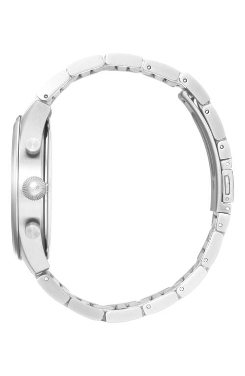 Hugo Boss Boss Pioneer Chronograph Bracelet Watch, 44mm In Silver/black/silver