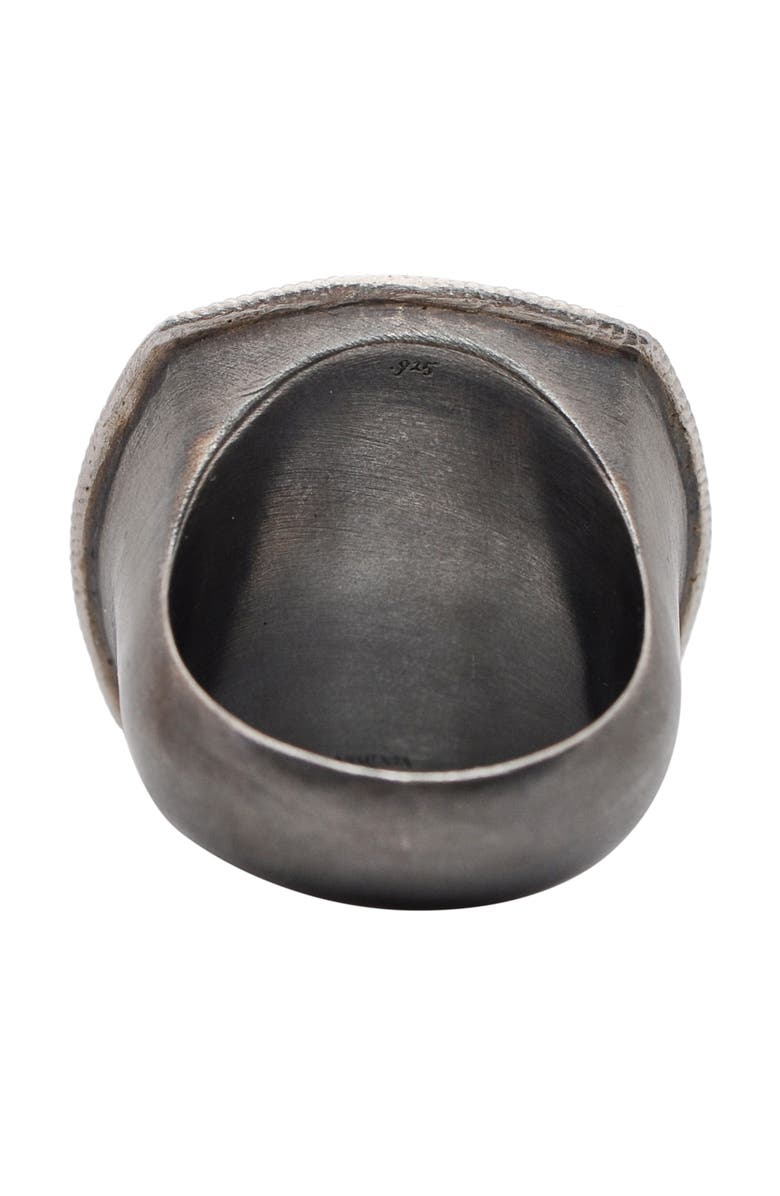 Armenta Men's Romero Cross Signet Ring, Alternate, color, Silver