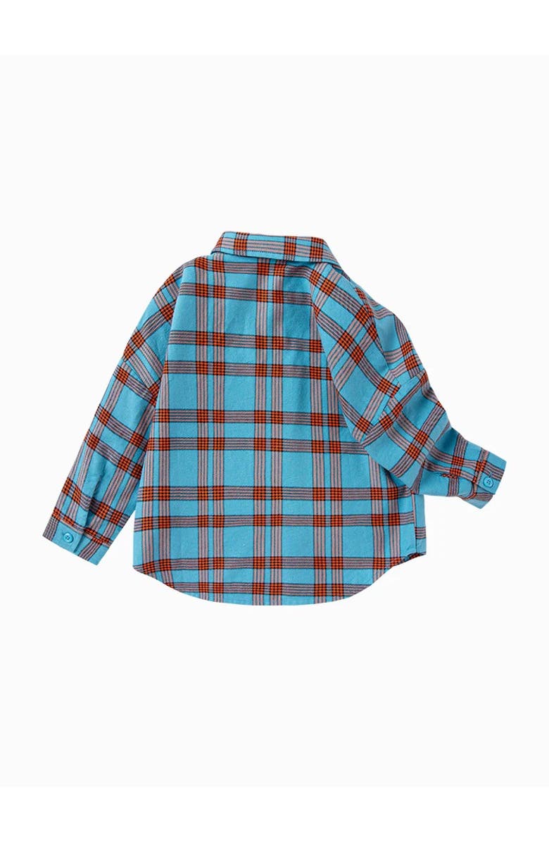 Balabala Checkered Flannel Shirt, Alternate, color, Blue