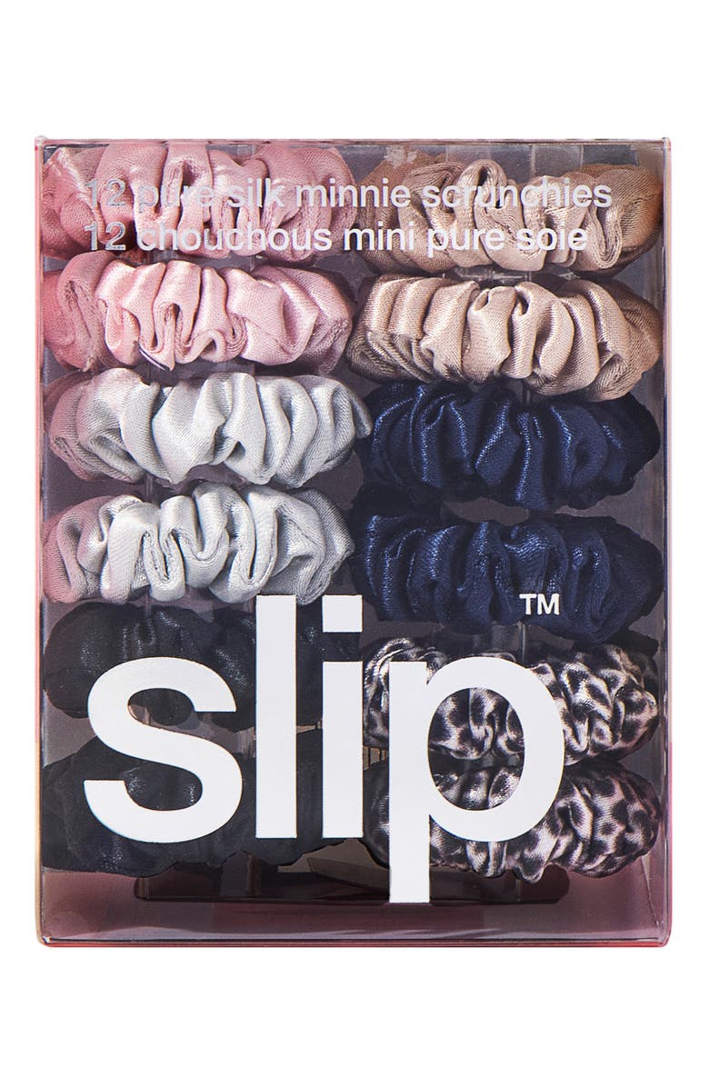 slip Minnie Set of 12 Classic Scrunchies, Alternate, color,