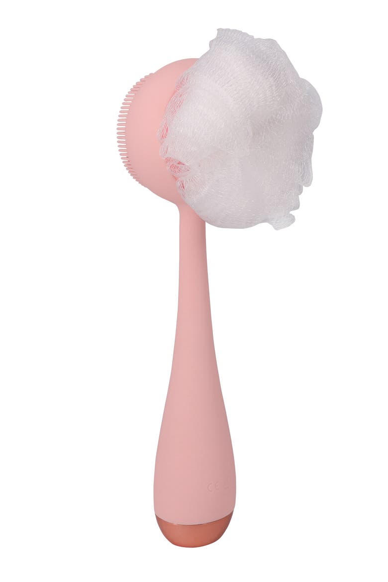 Clean Body Cleansing, Exfoliating, and Massaging Device, Main, color, BLUSH