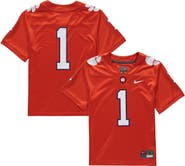 Nike Youth Nike #1 Orange Clemson Tigers Replica Football Jersey