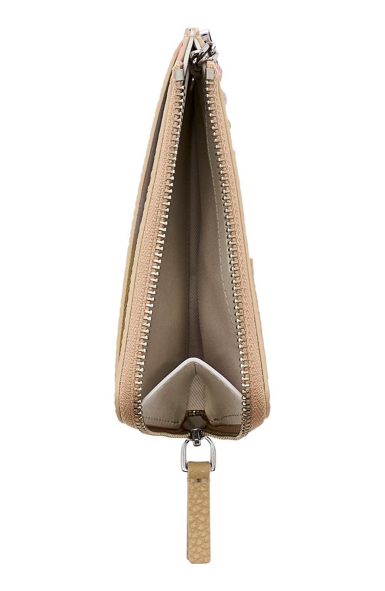 Marc Jacobs The Punk Scribble Top Zip Multi Wallet, Alternate, color, Beige Multi