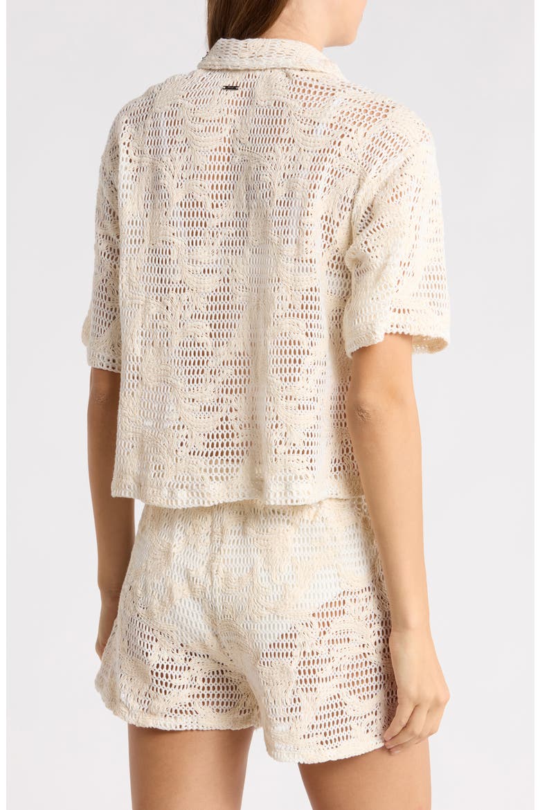 Solene Cover-Up Shirt, Alternate, color, NATURAL