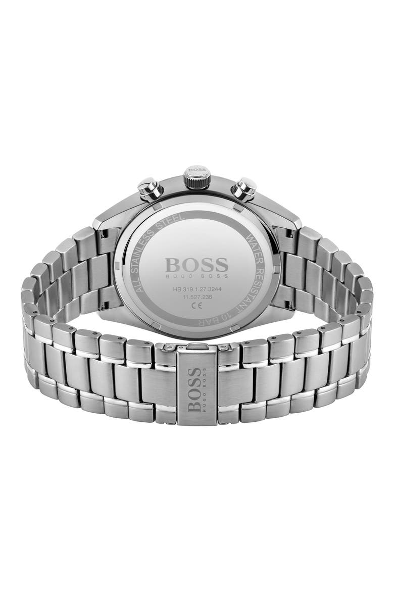 Champion Chronograph Bracelet Watch, 44mm, Alternate, color, SILVER
