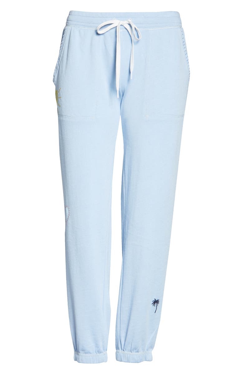 PJ Salvage Pigment Dye Crop Jogger Pants, Alternate, color,