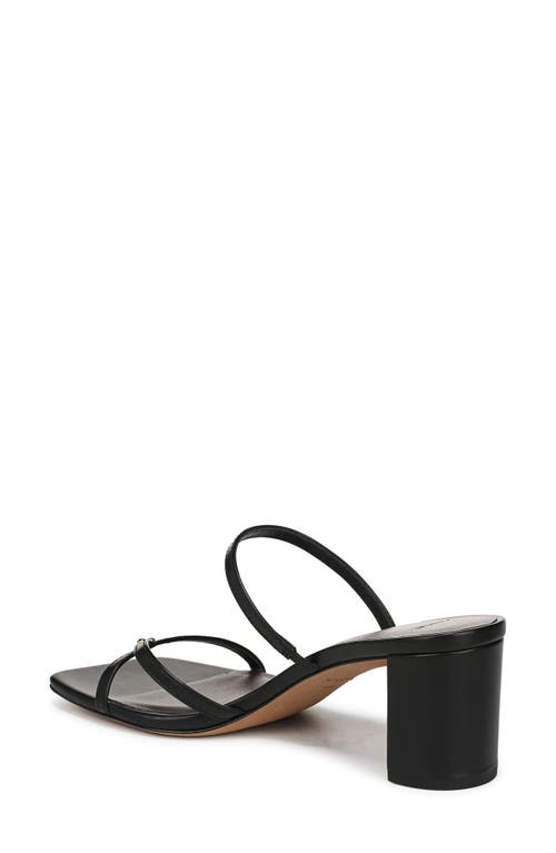 Vince Ona Leather Strappy Sandal In Black